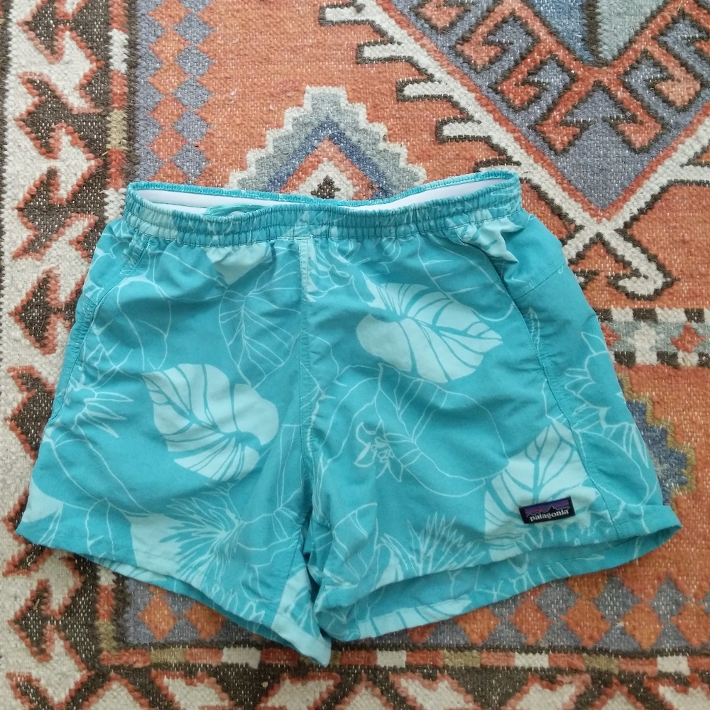 XS Tropical Blue Patagonia Baggies